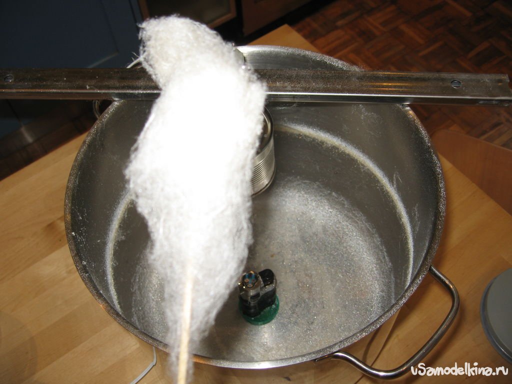 Как сделать сладкую сахарную вату дома без специального аппарата