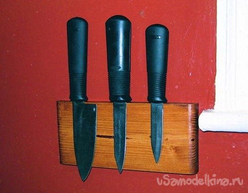 Магнитная вешалка для ножей