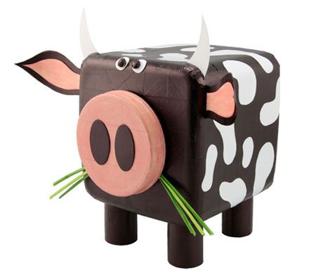 Как сшить игрушку корову или быка своими руками (из ткани, флиса)?