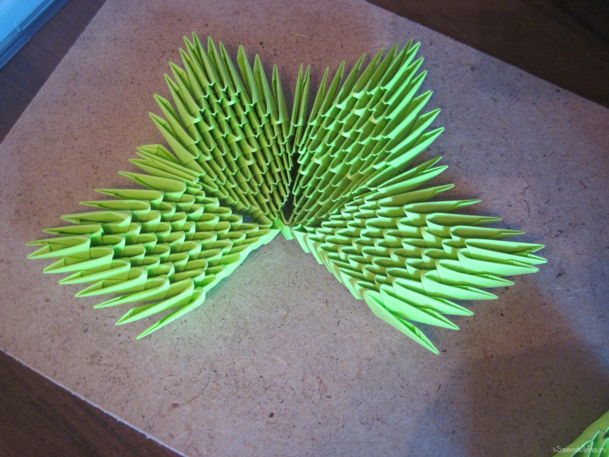 Модульное оригами кувшинка