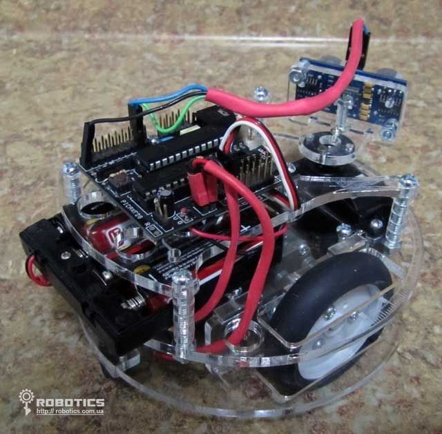 Руководство по изготовлению робота-черепахи с гидролокатором на Arduino