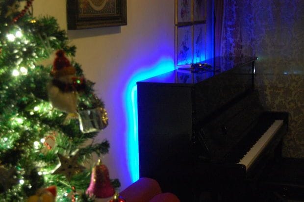 RGB светодиодная подсветка на Arduino для пианино