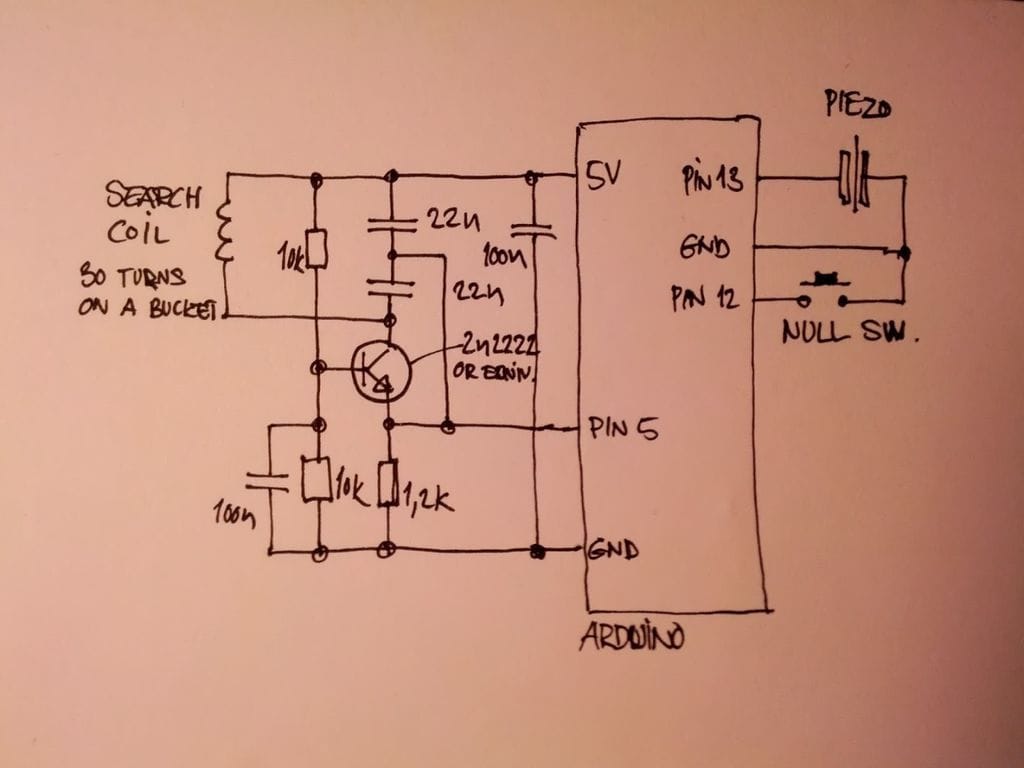 Металлоискатель Пират на Arduino микроконтроллере / DIYtimes