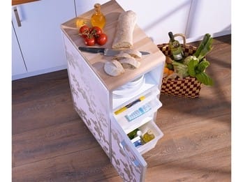 Кухонная тележка на колесиках