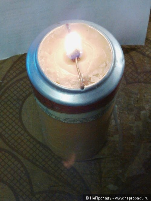 Оригинальная свеча своими руками