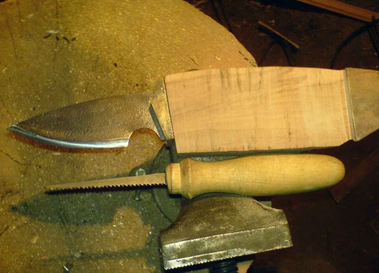 Как сделать рукоять ножа: Мастер-Классы в журнале Ярмарки Мастеров