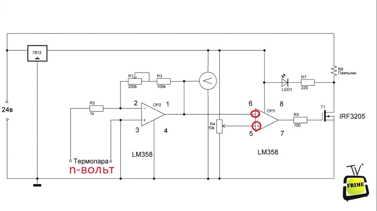 Тестер lm358 своими руками схема