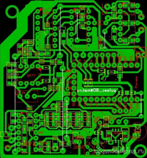Metal detector on Arduino Pro Mini