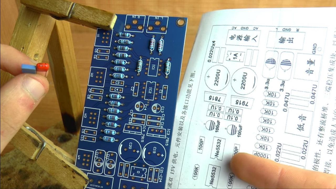 Предусилитель на ne5532 с темброблоком схема