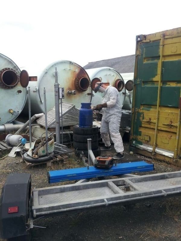 Пресс для фруктов из газового баллона (для приготовления сидра)