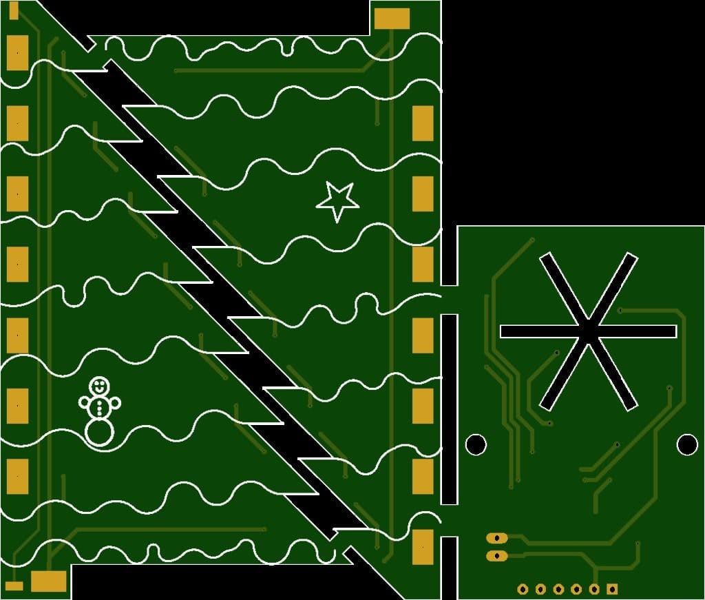 Ёлочка с чарлиплексингом