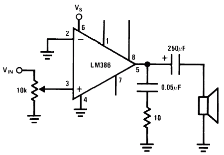 Самодельный вертикальный модуль усилителя на LM386