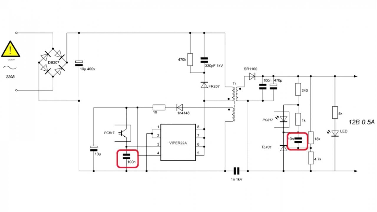 Kb3151c блок питания схема