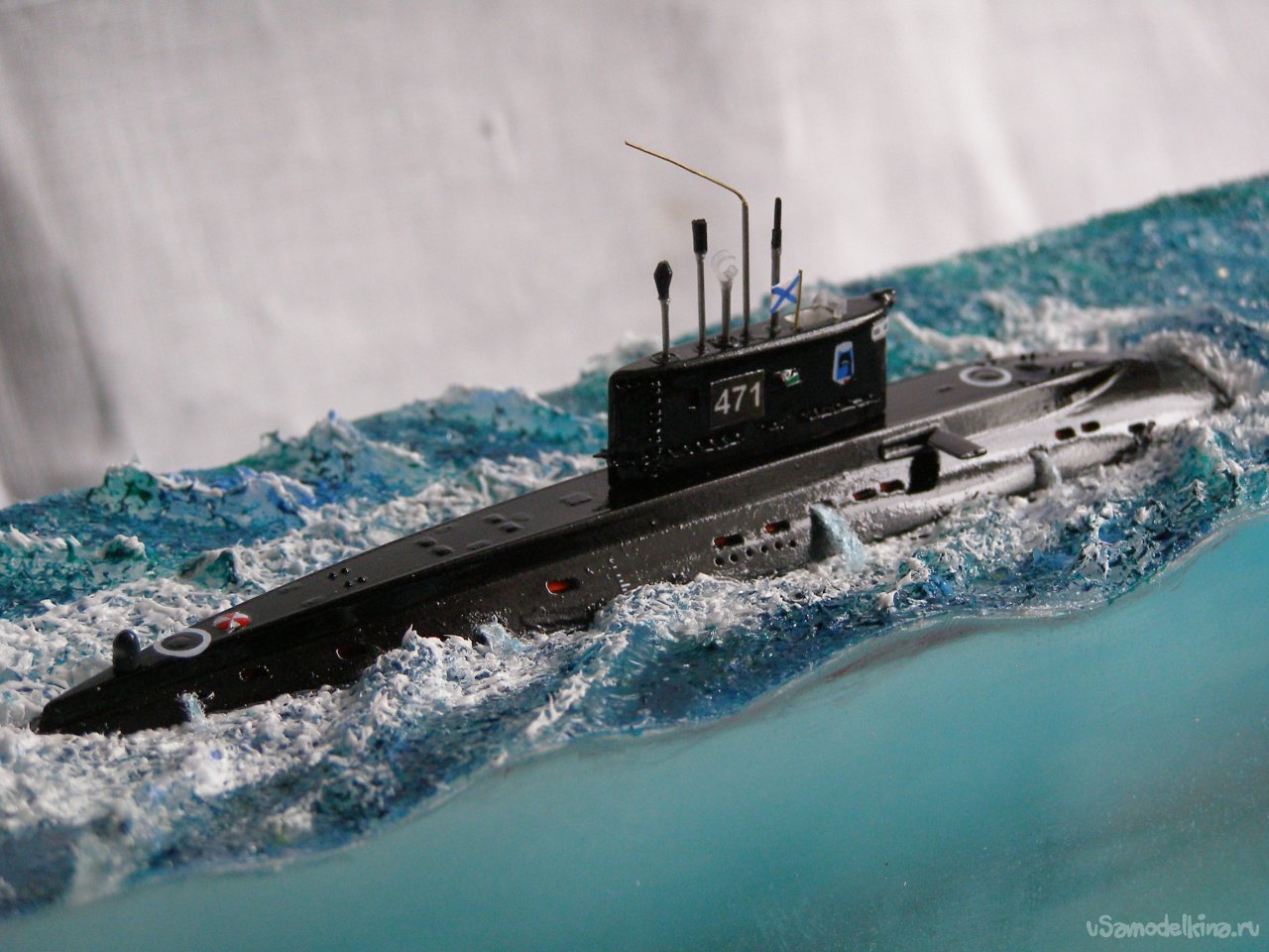 Подводная лодка палтус 877 модель