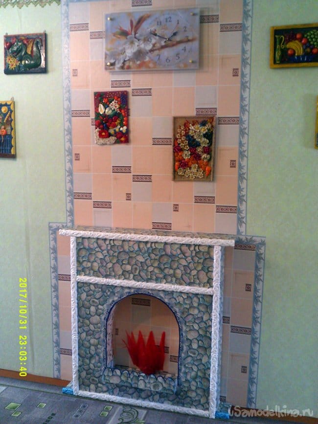 Имитация камина своими руками