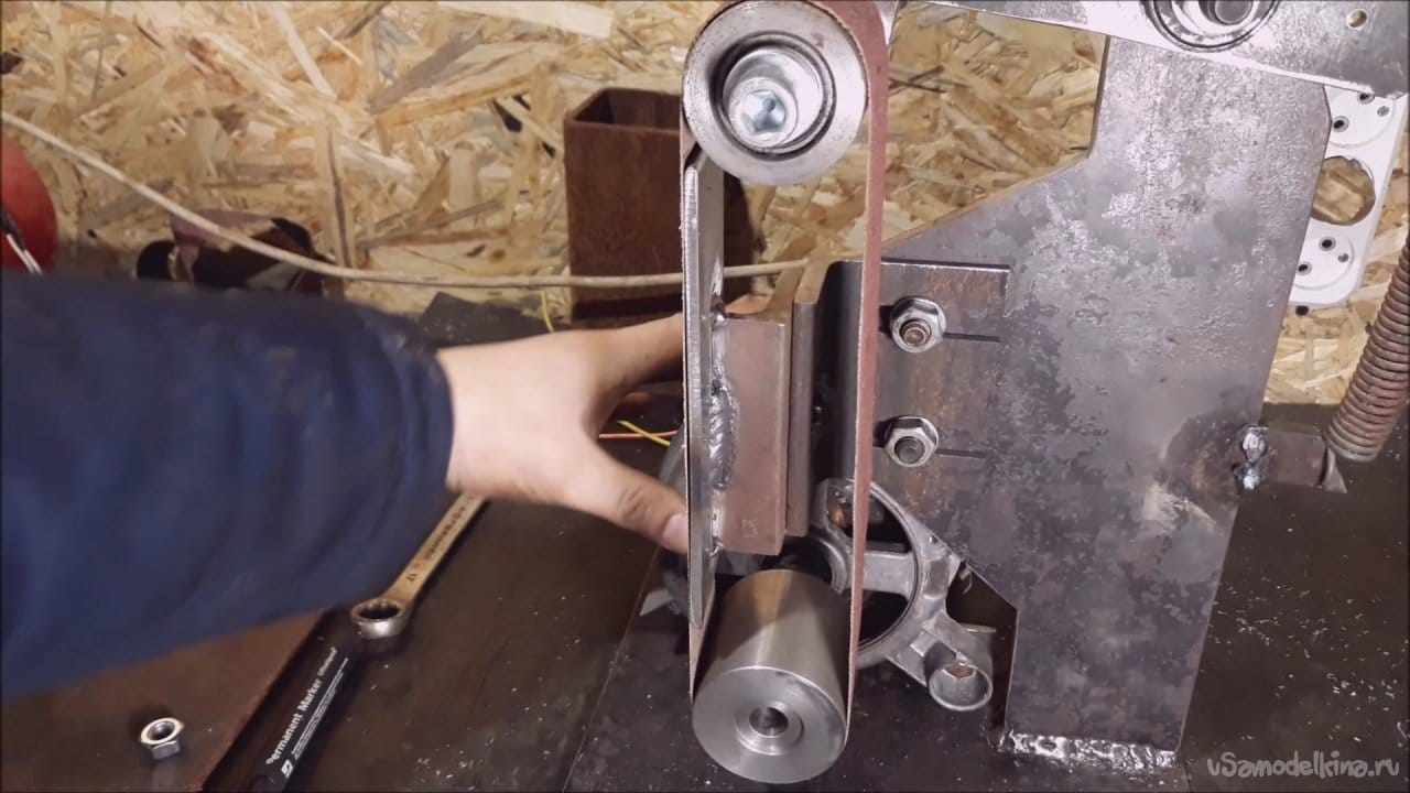 Процесс изготовления гриндера из двигателя стиралки