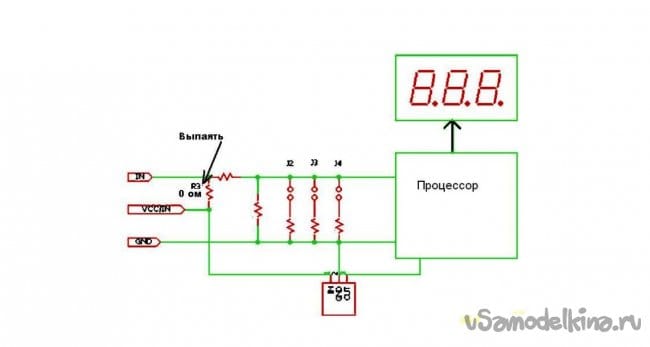 Схема своими руками микроомметр