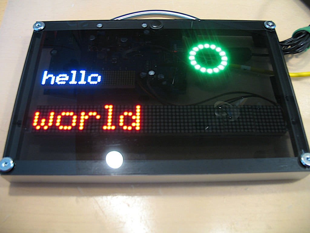 Светодиодное табло на ws2812b и Arduino своими руками