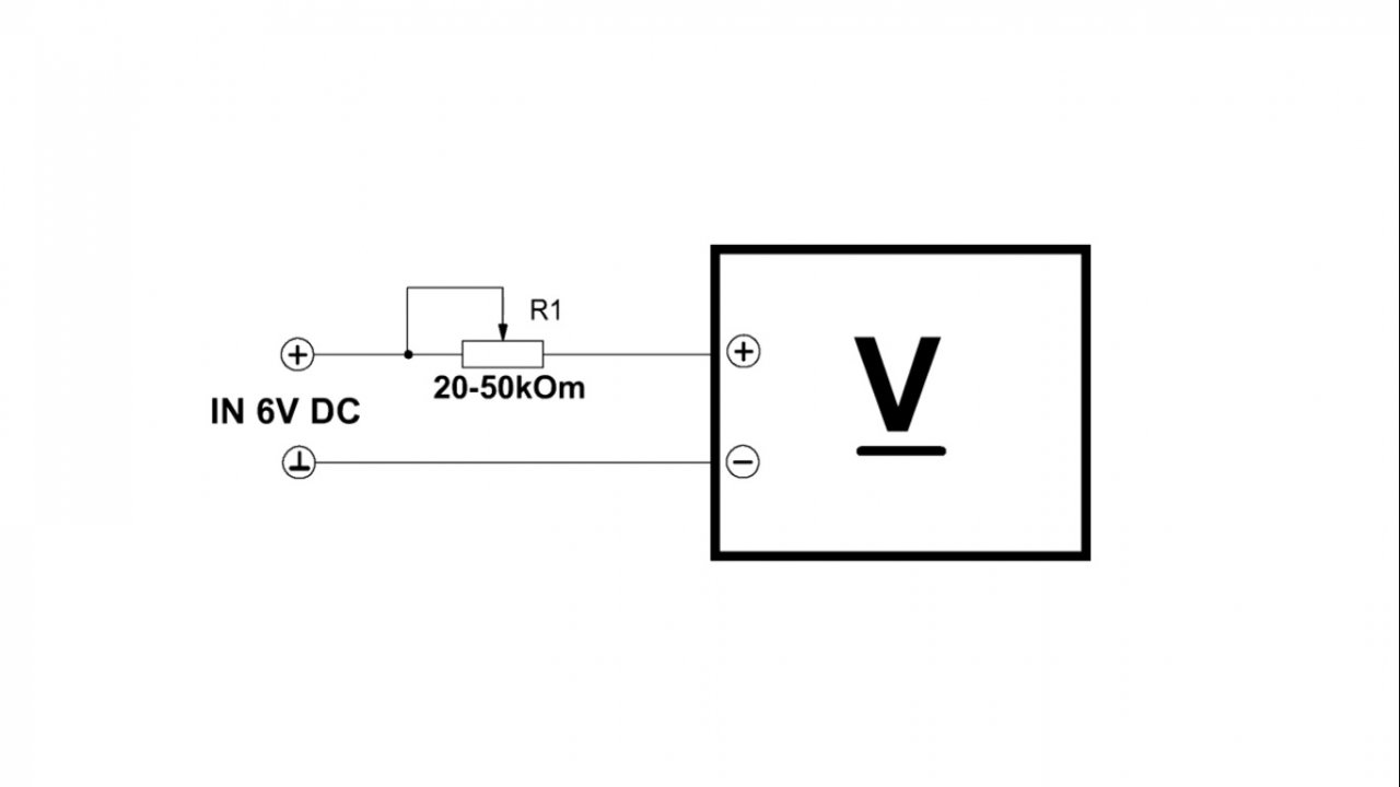 Вольтметр переменного тока на DIN рейку
