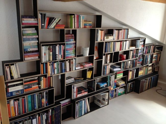 Модульная книжная стенка