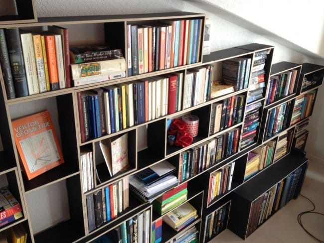 Модульная книжная стенка