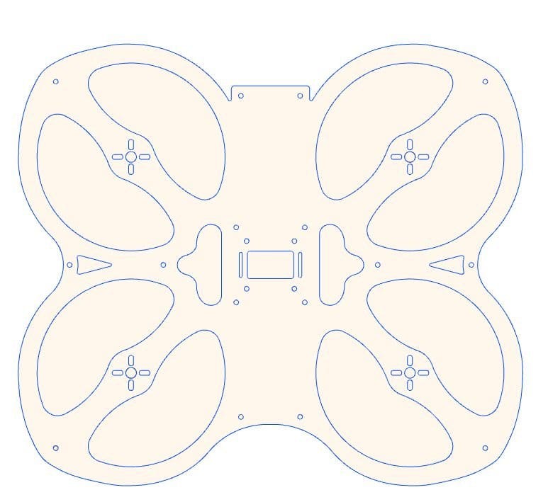 Чертежи квадрокоптера для самостоятельного изготовления