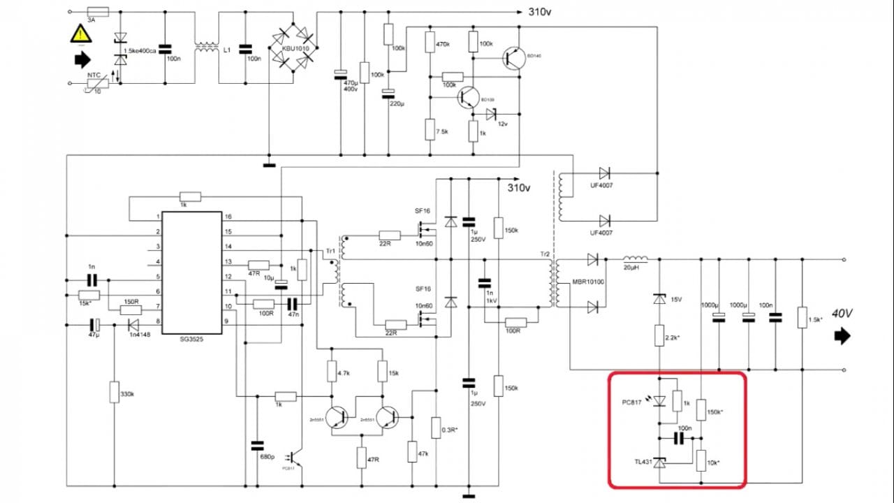 Схема сварочного инвертора на sg3525