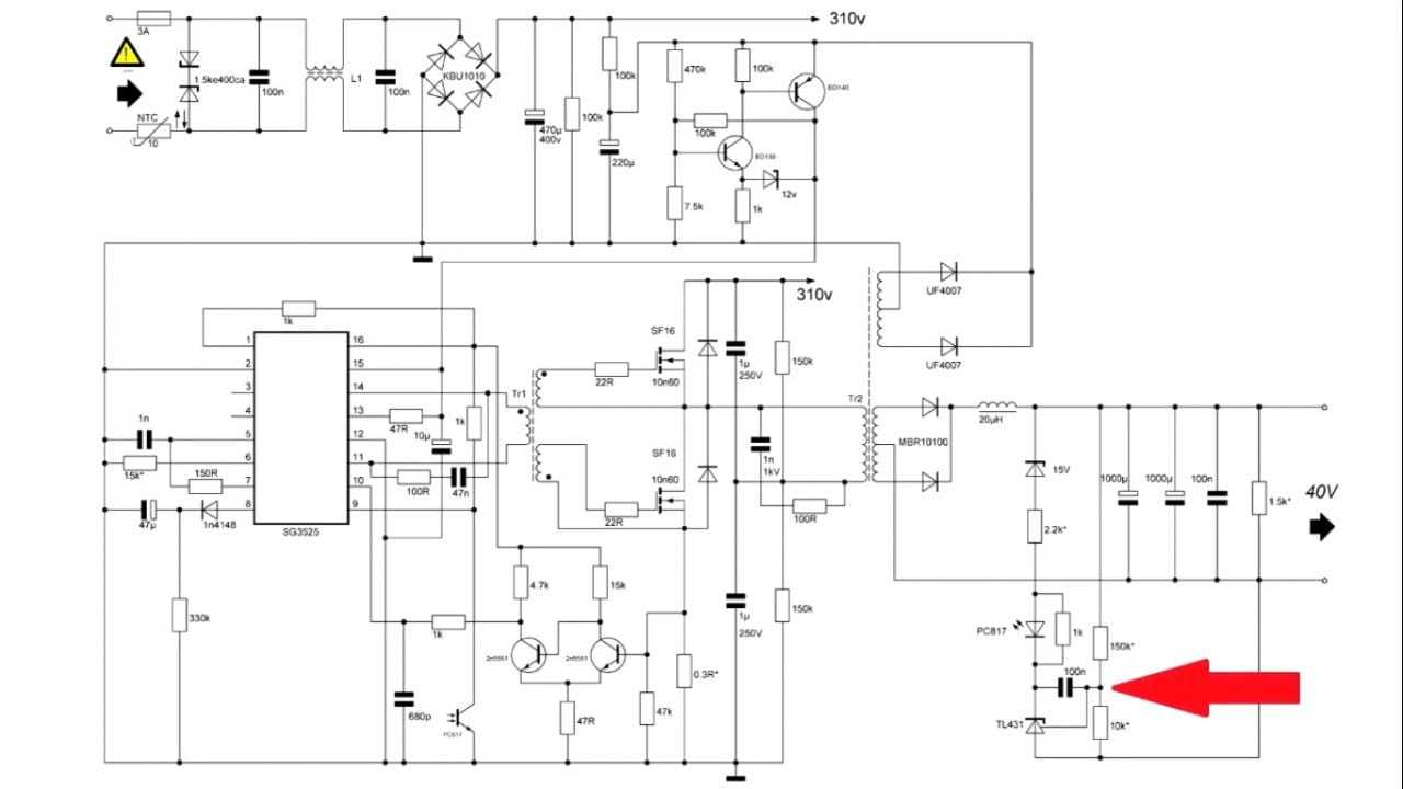 Sg3525 lm358 схема