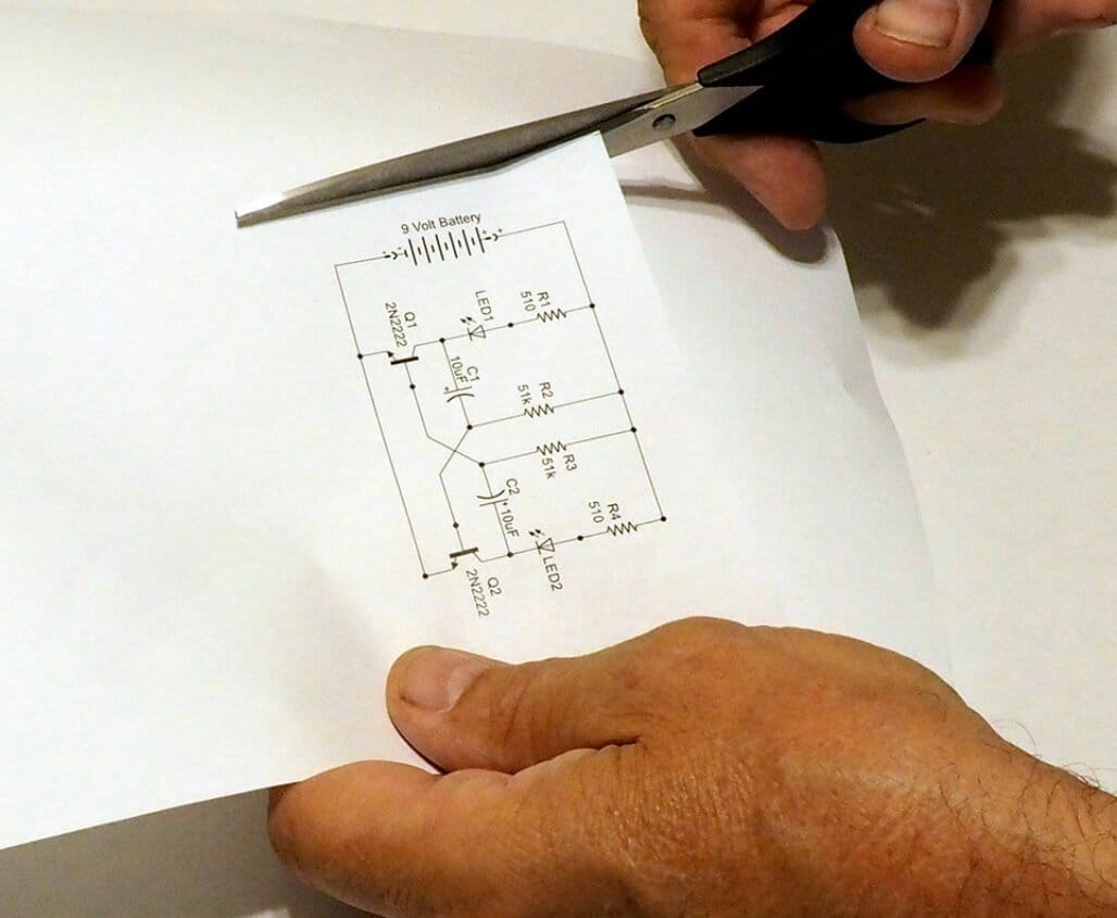 Скульптор схема. Электронная схема скульптора.