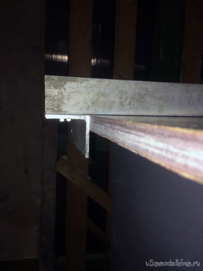 Дальний конец параллельного упора