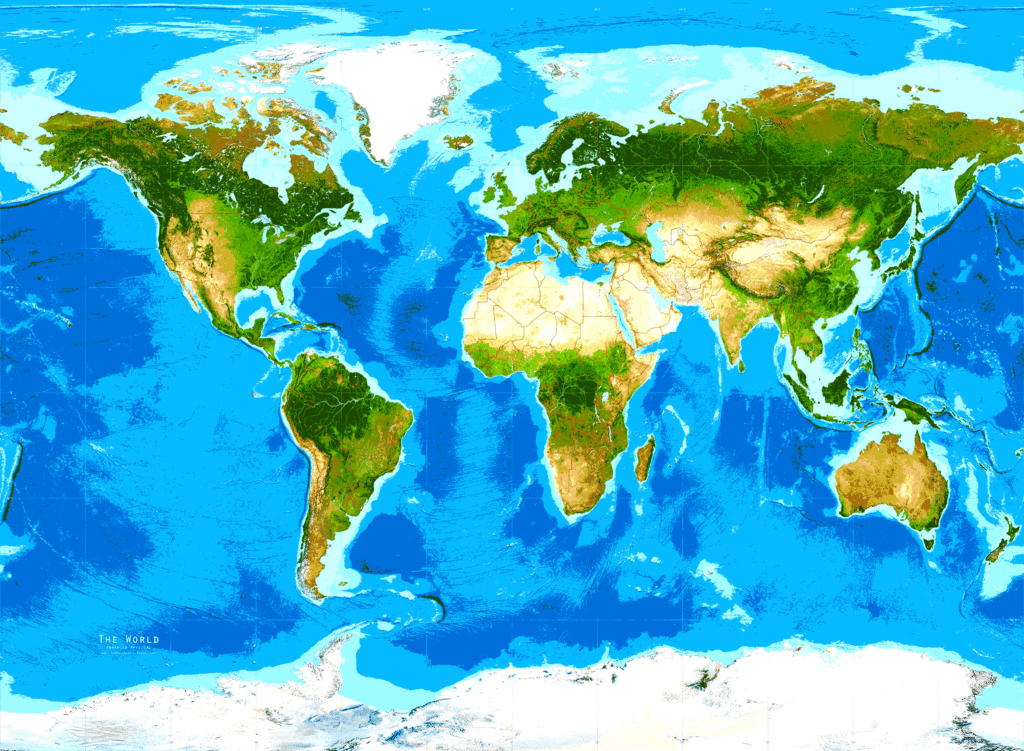 Новая карта планеты