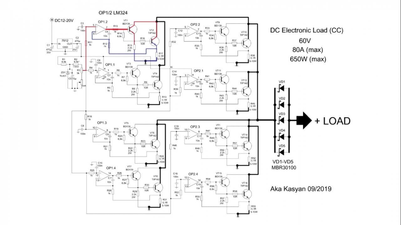 Электронная нагрузка своими руками схема от старичка