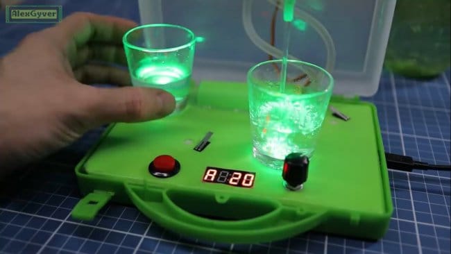 Наливатор алкоголя автоматический своими руками схемы шаблоны