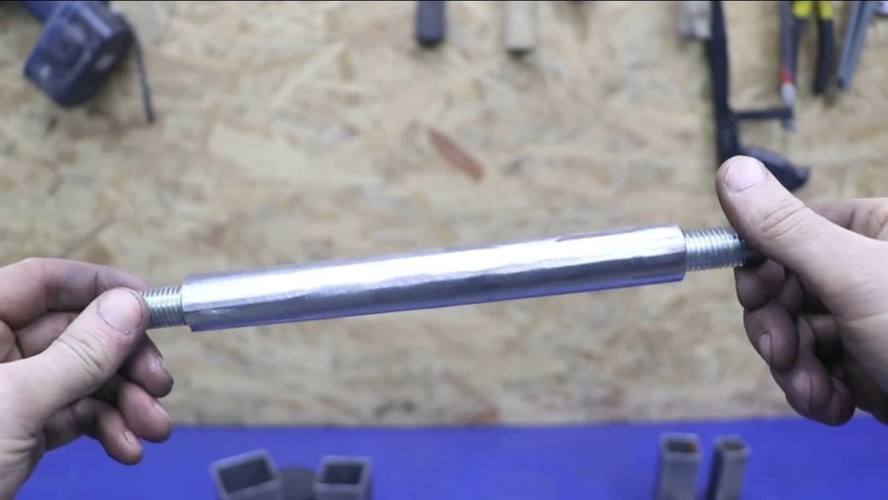 Самодельный пневматический домкрат