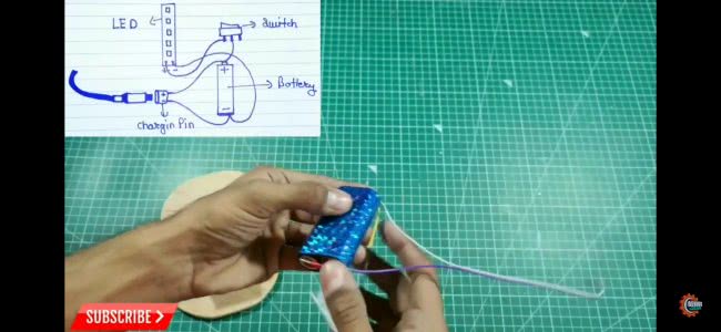 Как сделать аккумуляторную светодиодную лампу - переноску